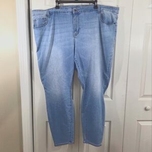 Old Navy Super Skinny High Waist Light Blue Plus Sz 26 Jeans ~ Pre-Owned